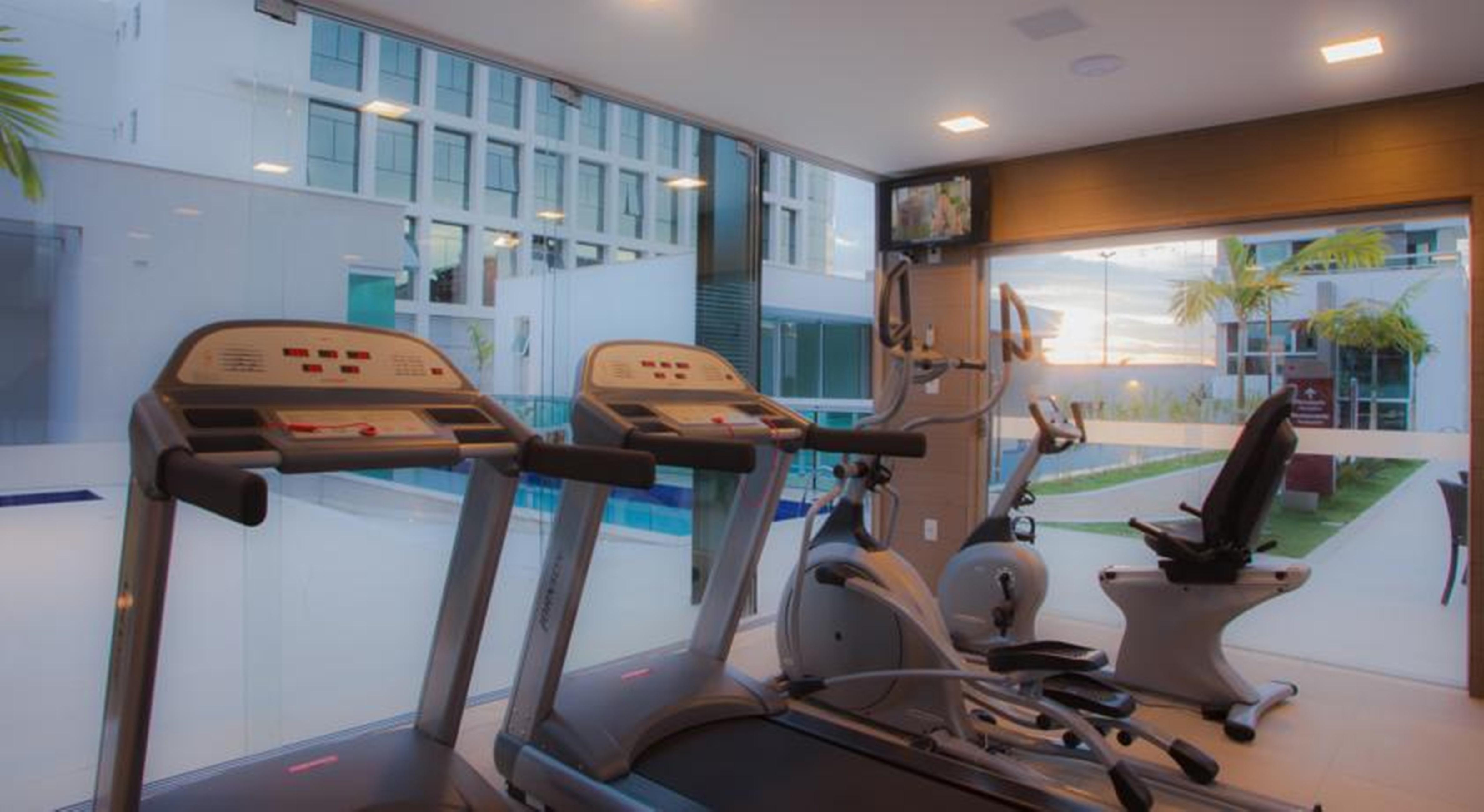 Jade Hotel Brasilia Candangolandia Bagian luar foto The gym at the hotel